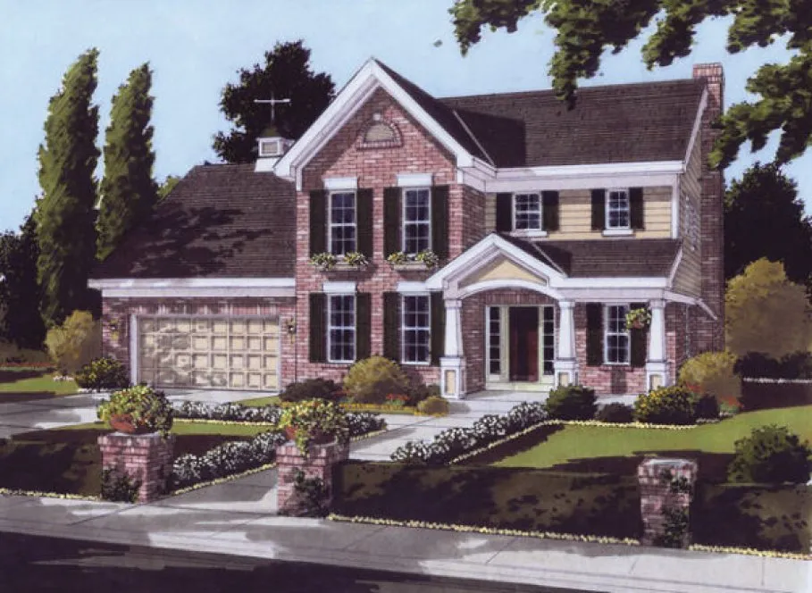 Full Rendering for House Plan #534120