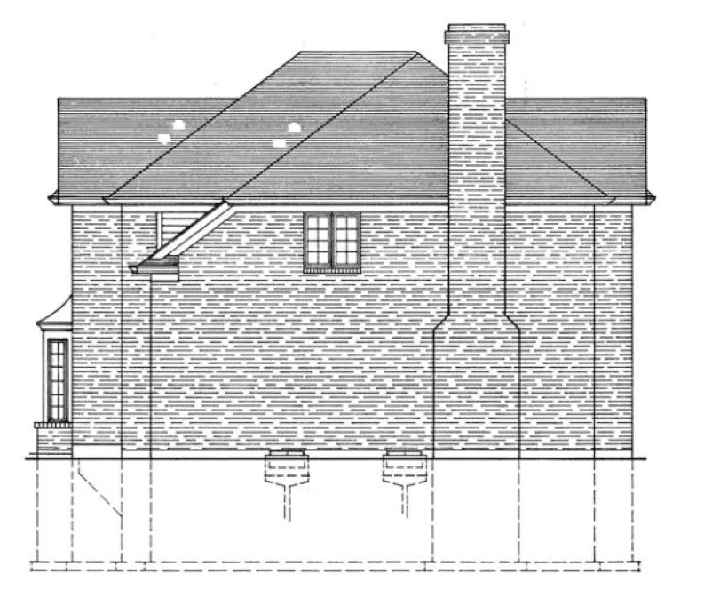 Right Elevation for House Plan #538210