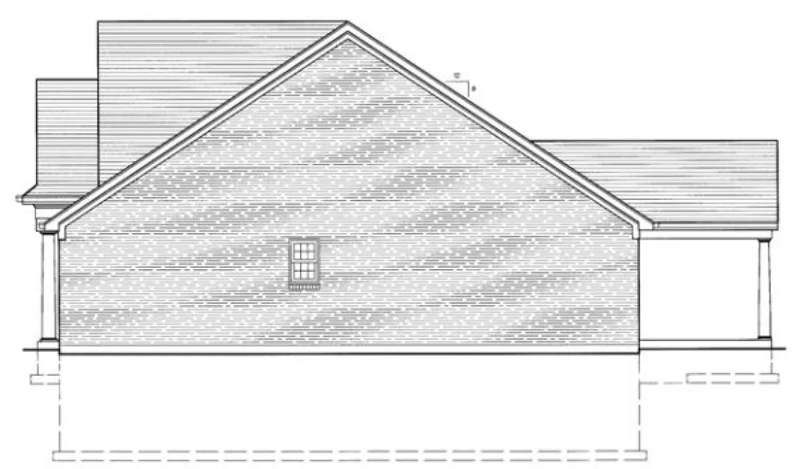 Right Elevation for House Plan #535330