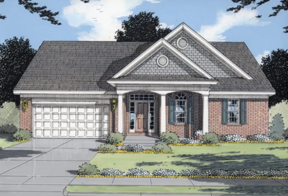 Full Rendering for House Plan #535330