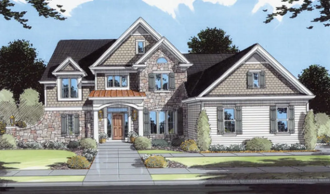 Full Rendering for House Plan #531530