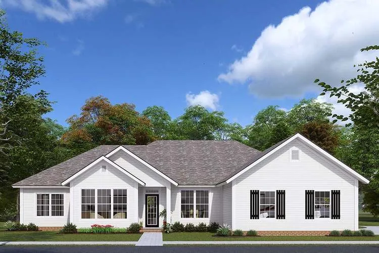 Full Rendering for House Plan #241361