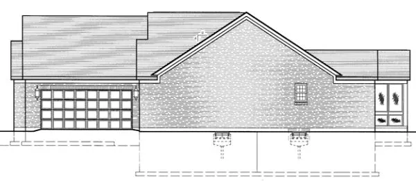 Right Elevation for House Plan #537330