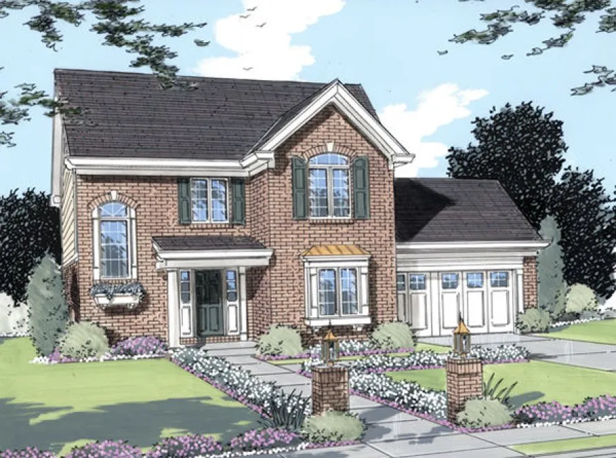 Full Rendering for House Plan #532330