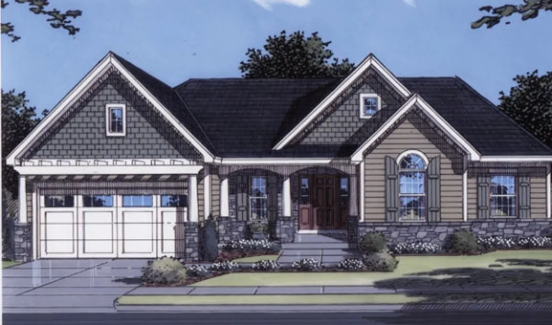 Full Rendering for House Plan #532530