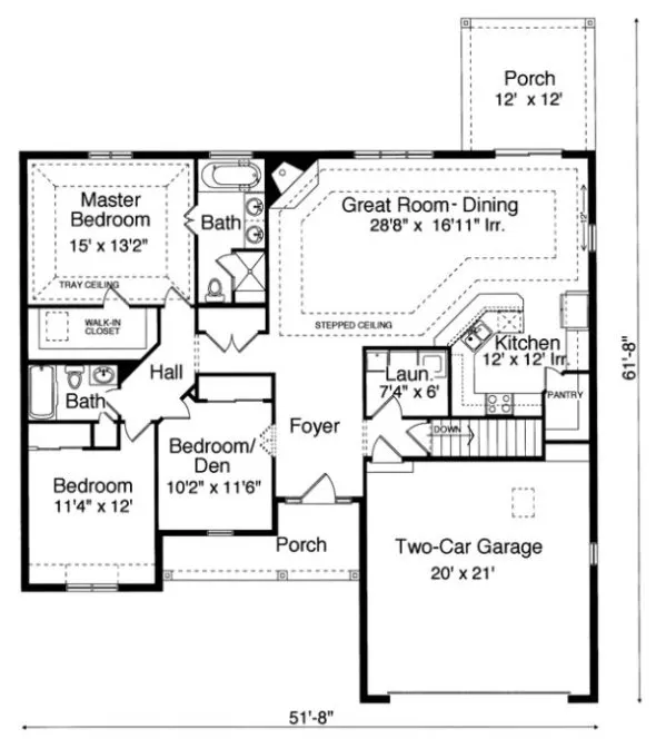 Main Floor Plan for House Plan #533530