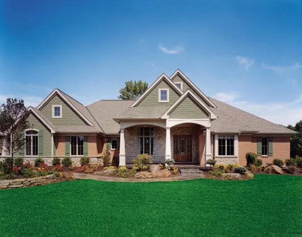 Full Rendering for House Plan #536630