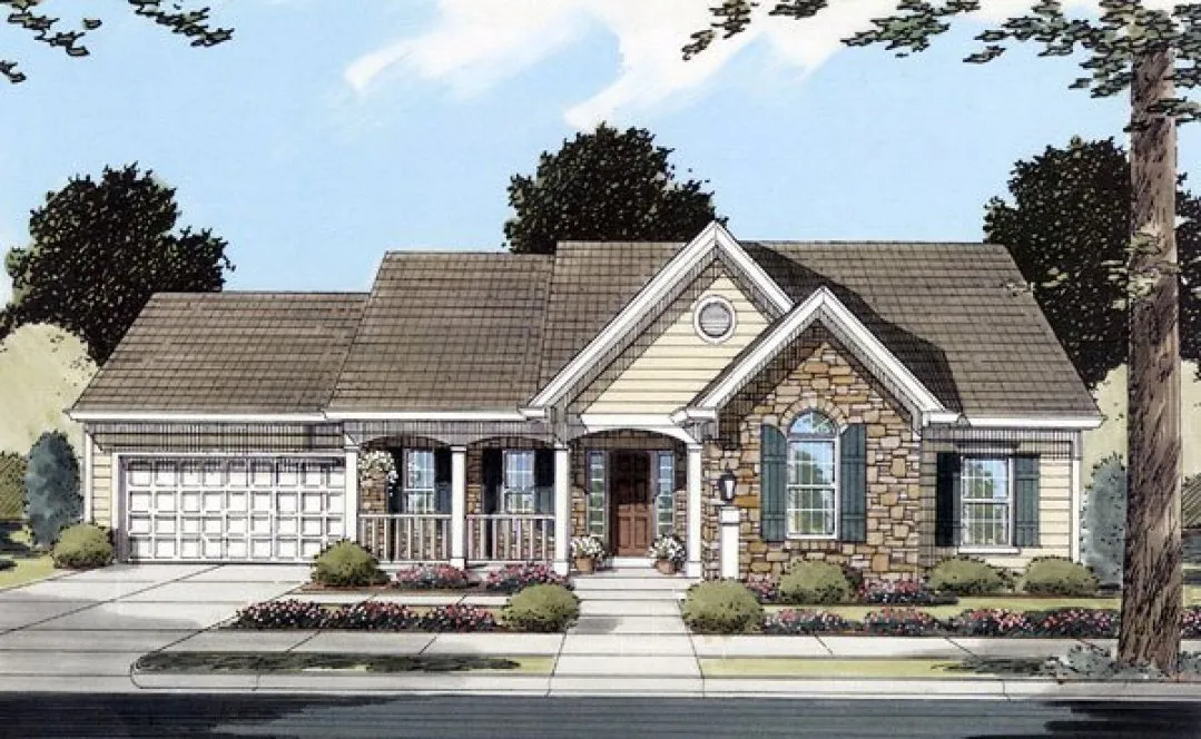 Full Rendering for House Plan #533140