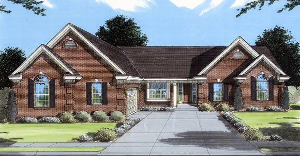 Full Rendering for House Plan #538930