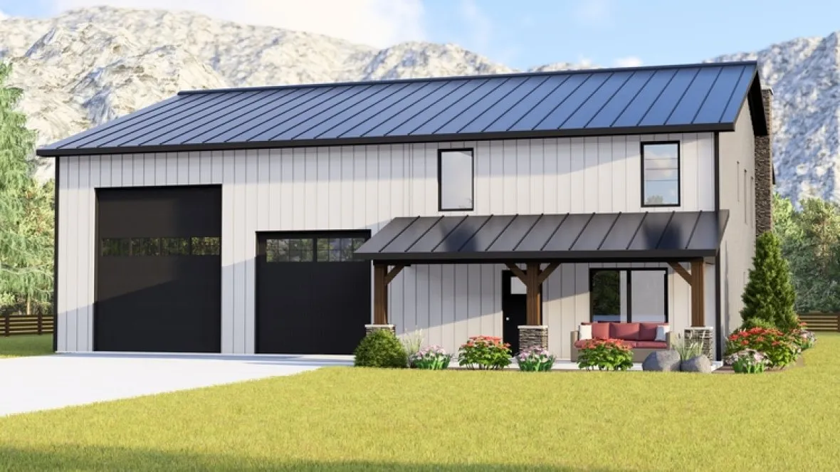 Full Rendering for House Plan #757091