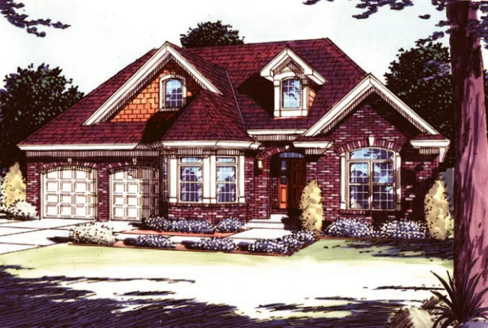Full Rendering for House Plan #536330