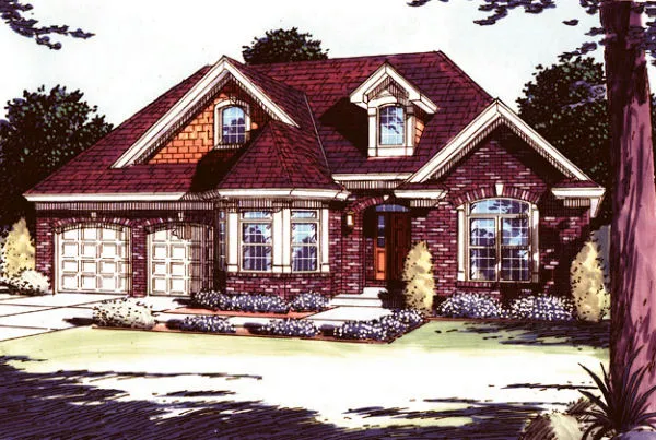 Full Rendering for House Plan #536330