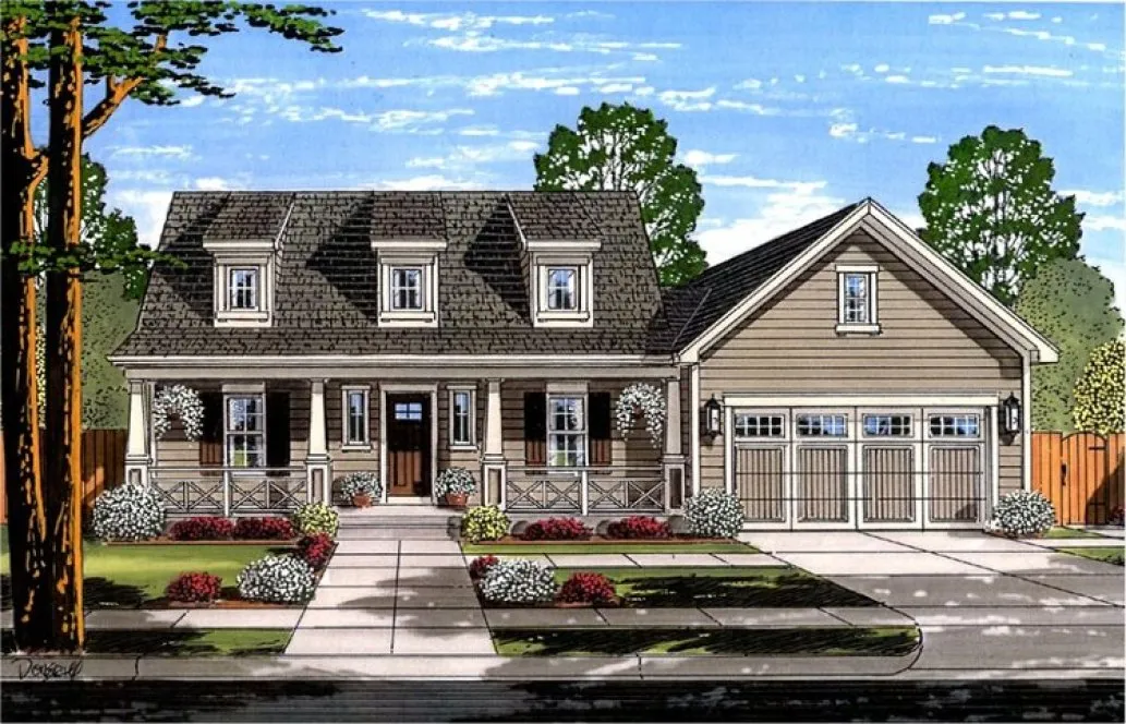 Full Rendering for House Plan #534661