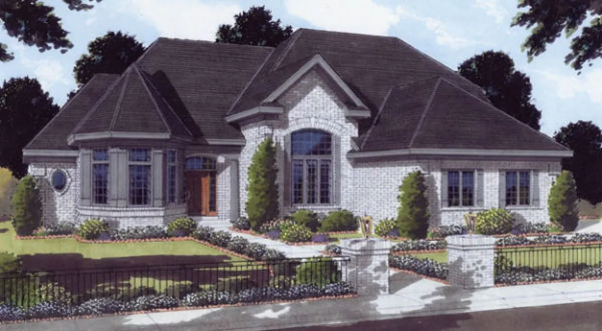 Full Rendering for House Plan #532420