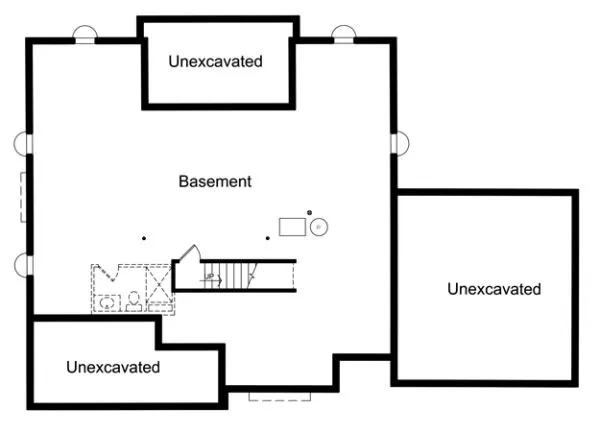 Basement Plan for House Plan #534250