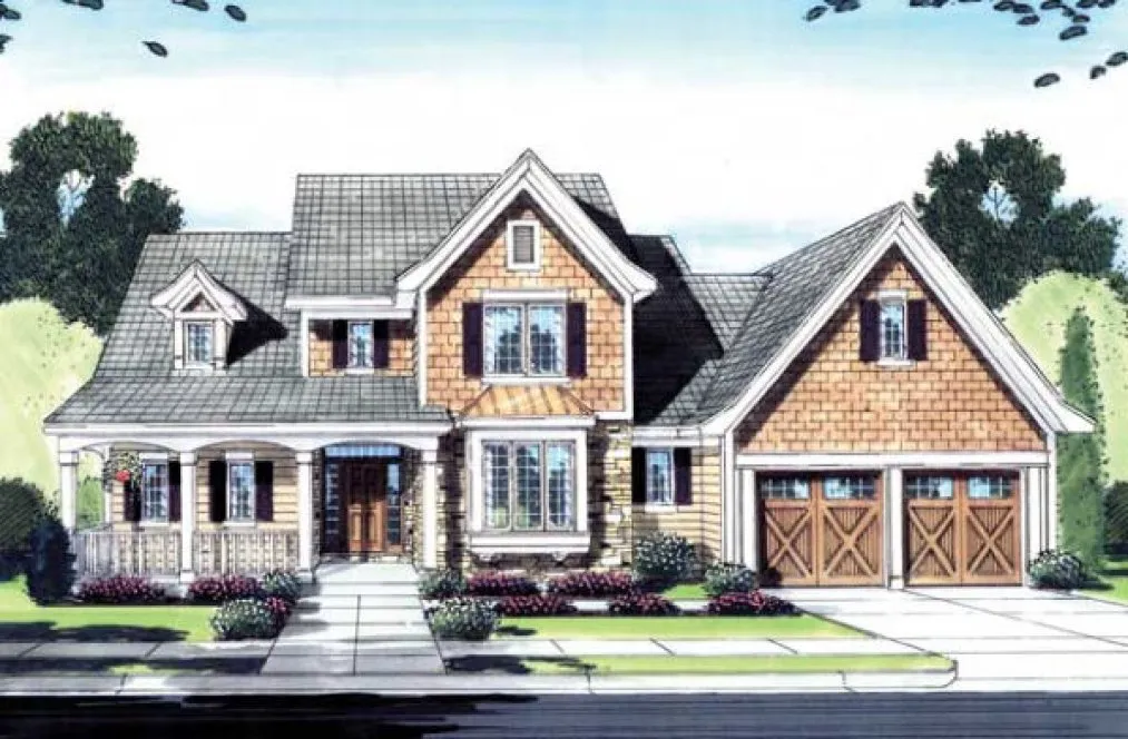 Full Rendering for House Plan #534250