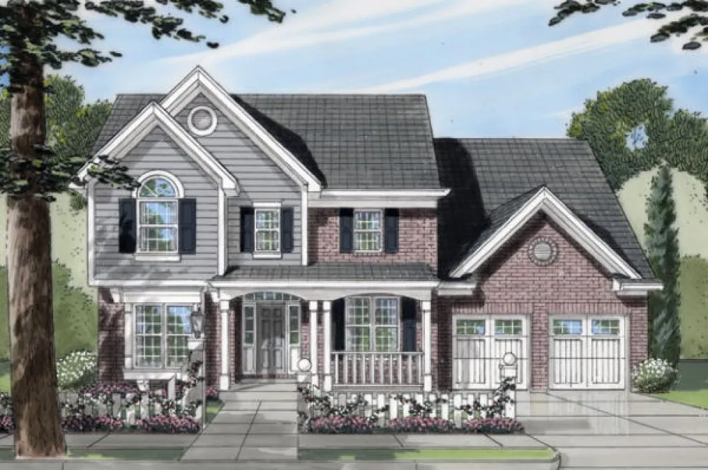 Full Rendering for House Plan #531140