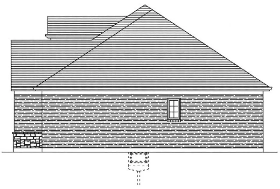 Right Elevation for House Plan #537440