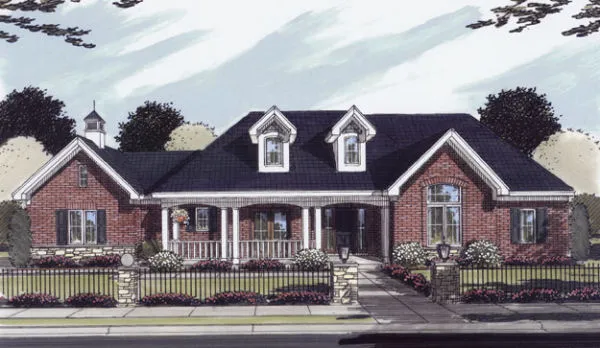 Full Rendering for House Plan #537440