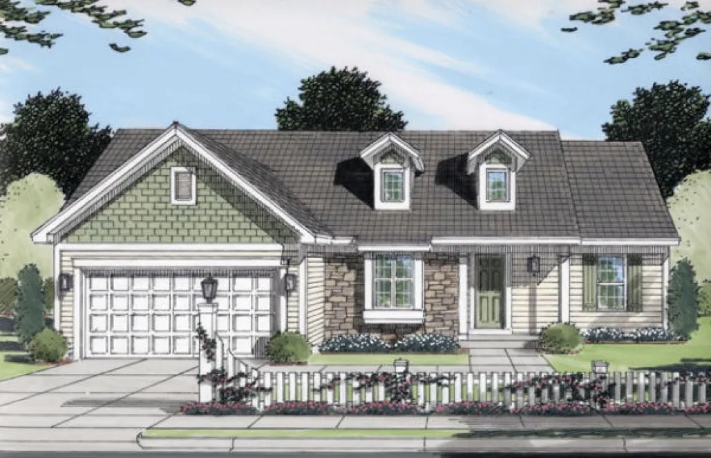 Full Rendering for House Plan #539440