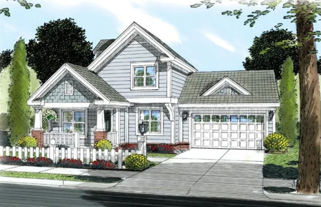 Full Rendering for House Plan #242370