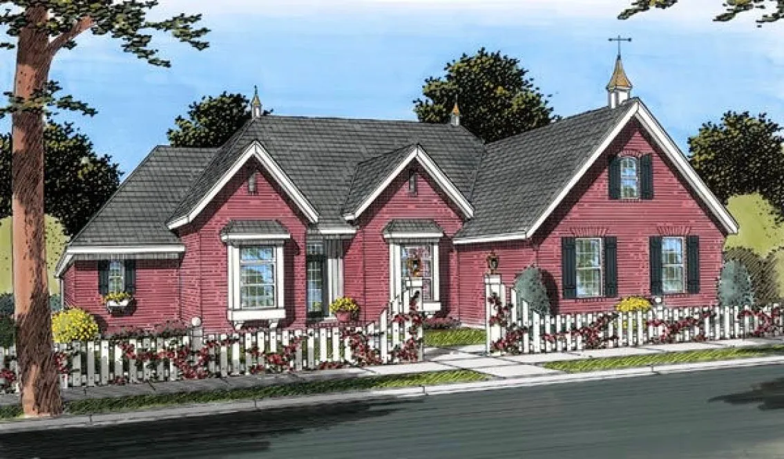 Full Rendering for House Plan #242030