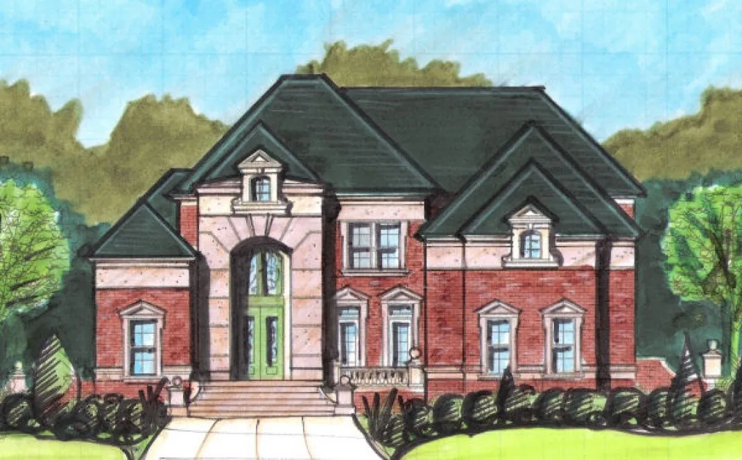 Full Rendering for House Plan #399150