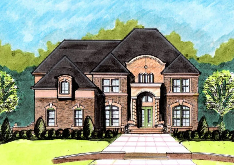 Full Rendering for House Plan #396250