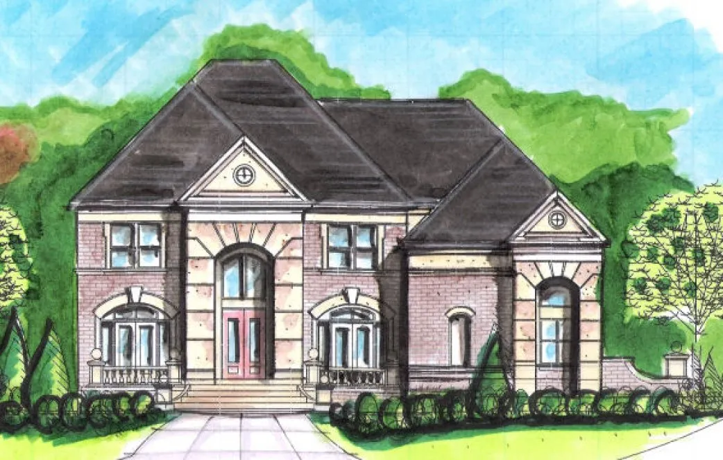 Full Rendering for House Plan #397250