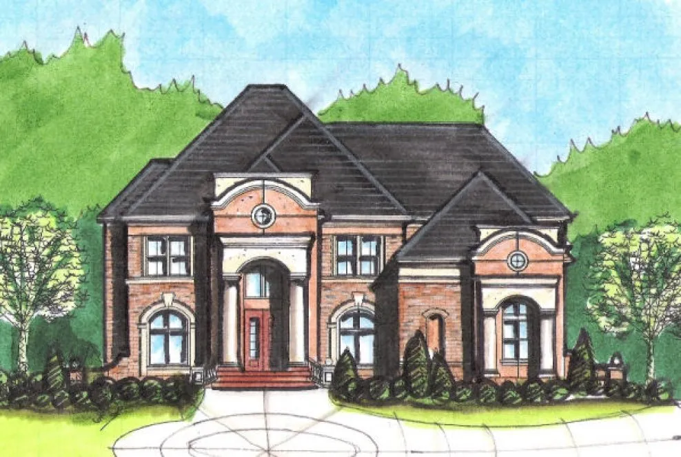 Full Rendering for House Plan #398250