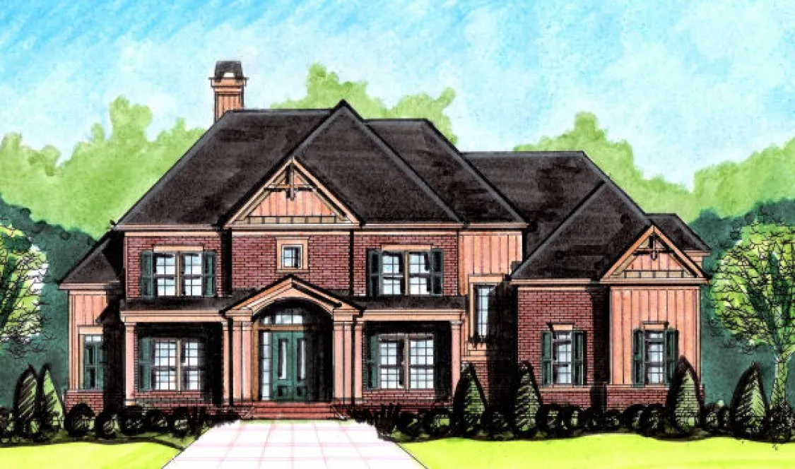 Full Rendering for House Plan #397350
