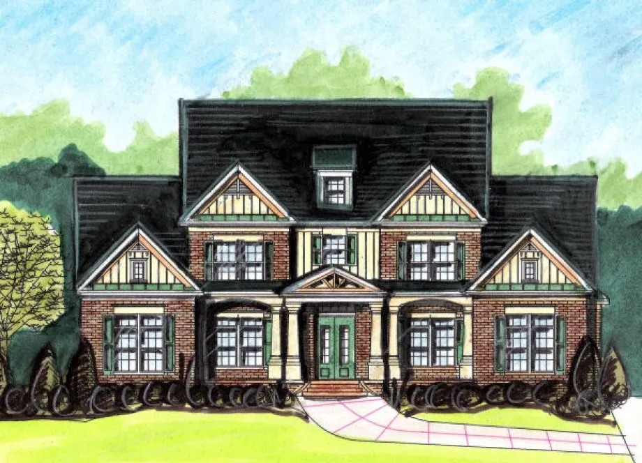 Full Rendering for House Plan #399350