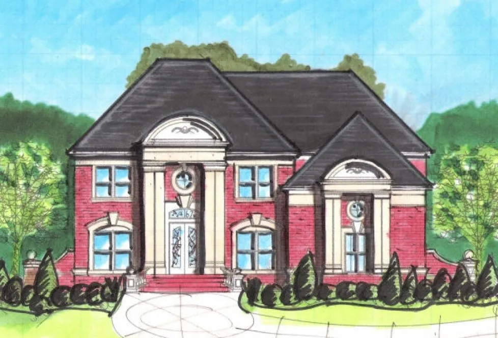 Full Rendering for House Plan #391450