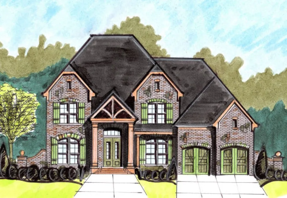 Full Rendering for House Plan #398450