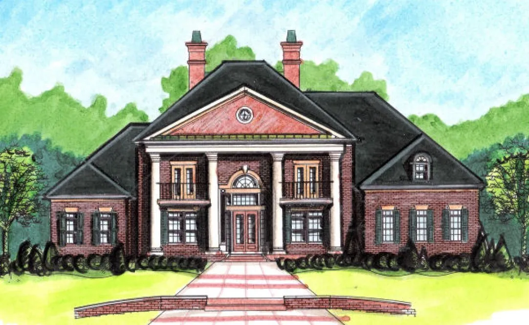 Full Rendering for House Plan #397550