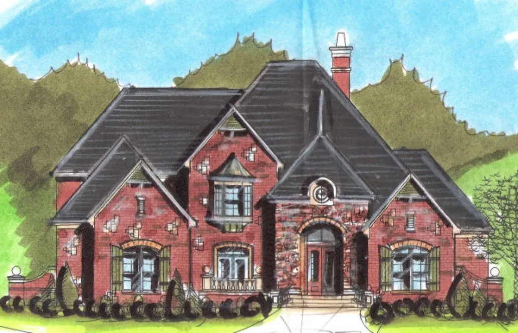 Full Rendering for House Plan #390650