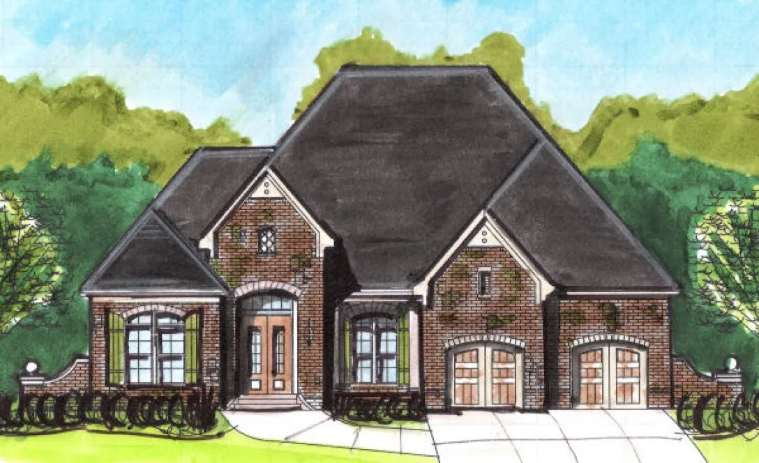 Full Rendering for House Plan #395650