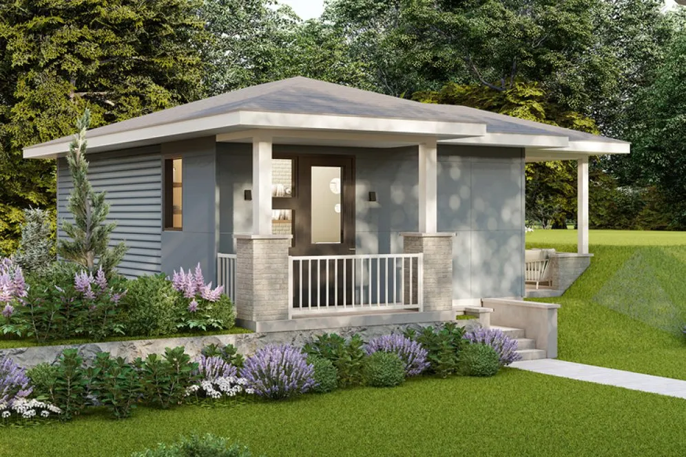 Full Rendering for House Plan #340650