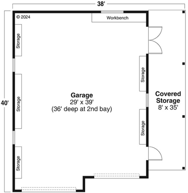 Main Floor Plan for House Plan #348511