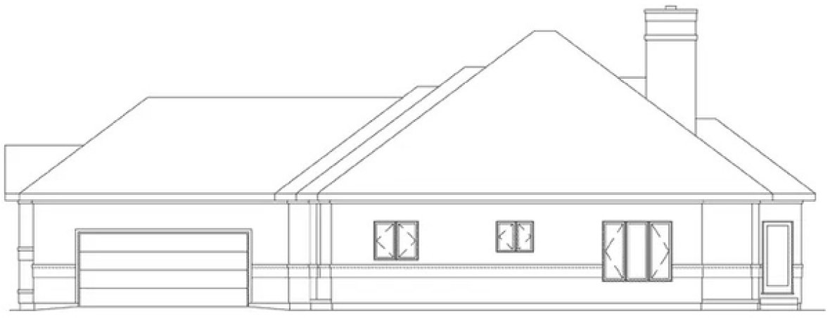 Right Elevation for House Plan #635261