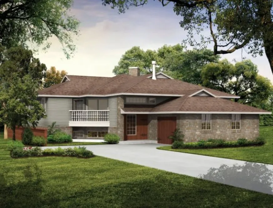 Full Rendering for House Plan #514200