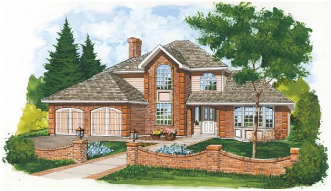Full Rendering for House Plan #511530