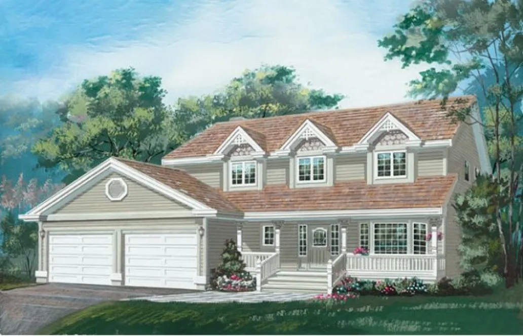 Full Rendering for House Plan #517630