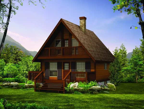 Full Rendering for House Plan #518000