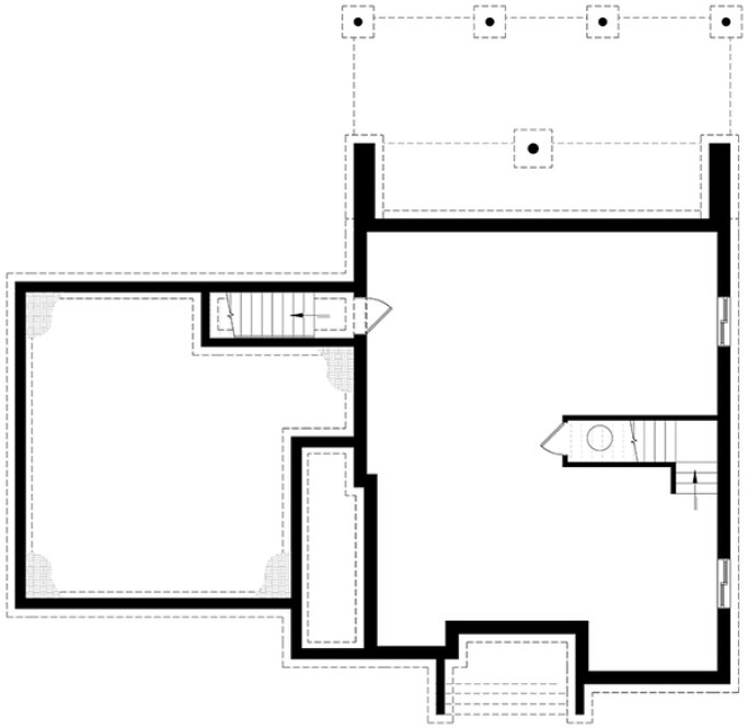 Basement Plan for House Plan #143402