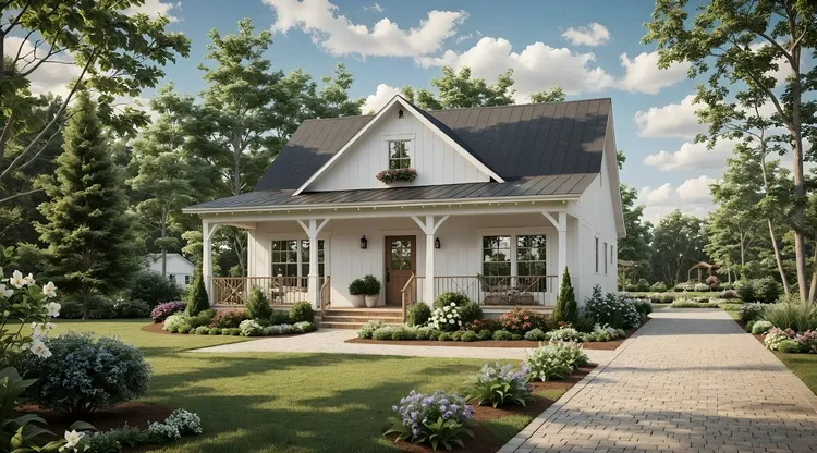 Full Rendering for House Plan #211201