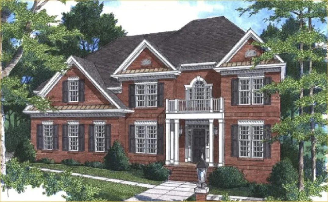 Full Rendering for House Plan #128876