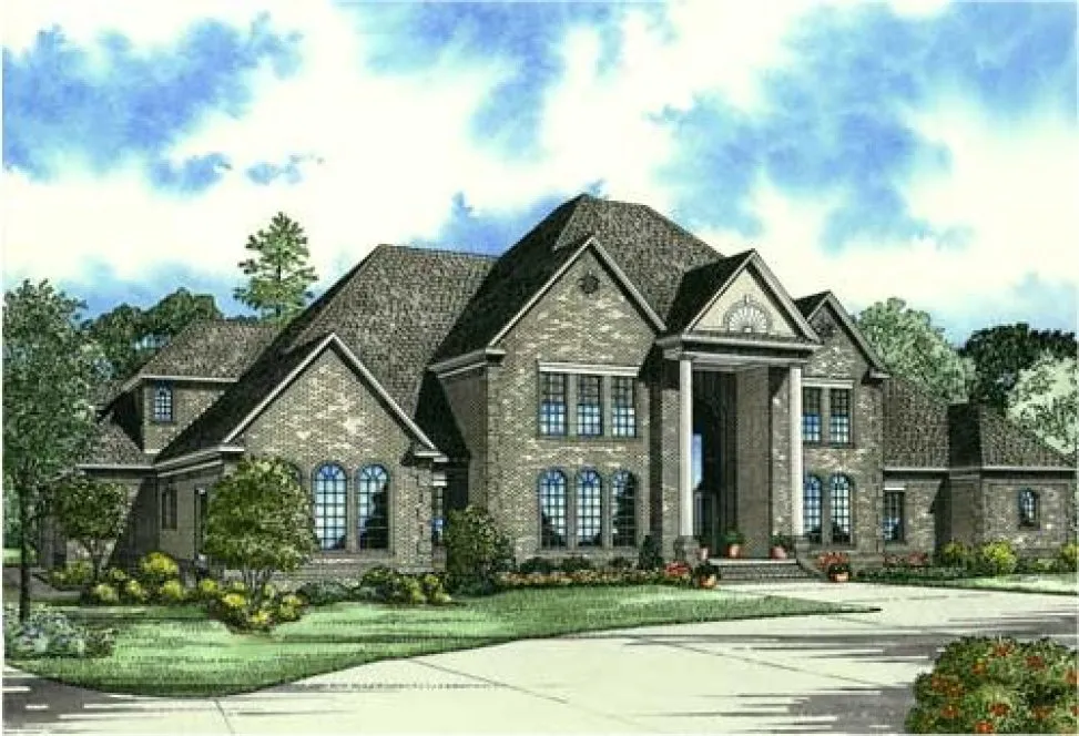 Full Rendering for House Plan #310817