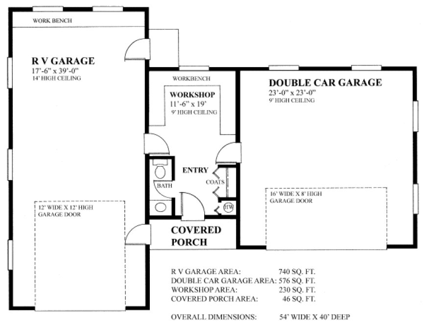 Main Floor Plan for House Plan #265451