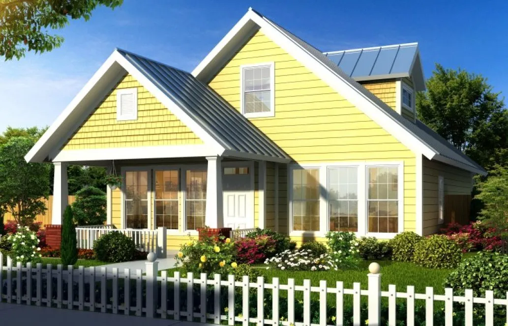 Full Rendering for House Plan #242180